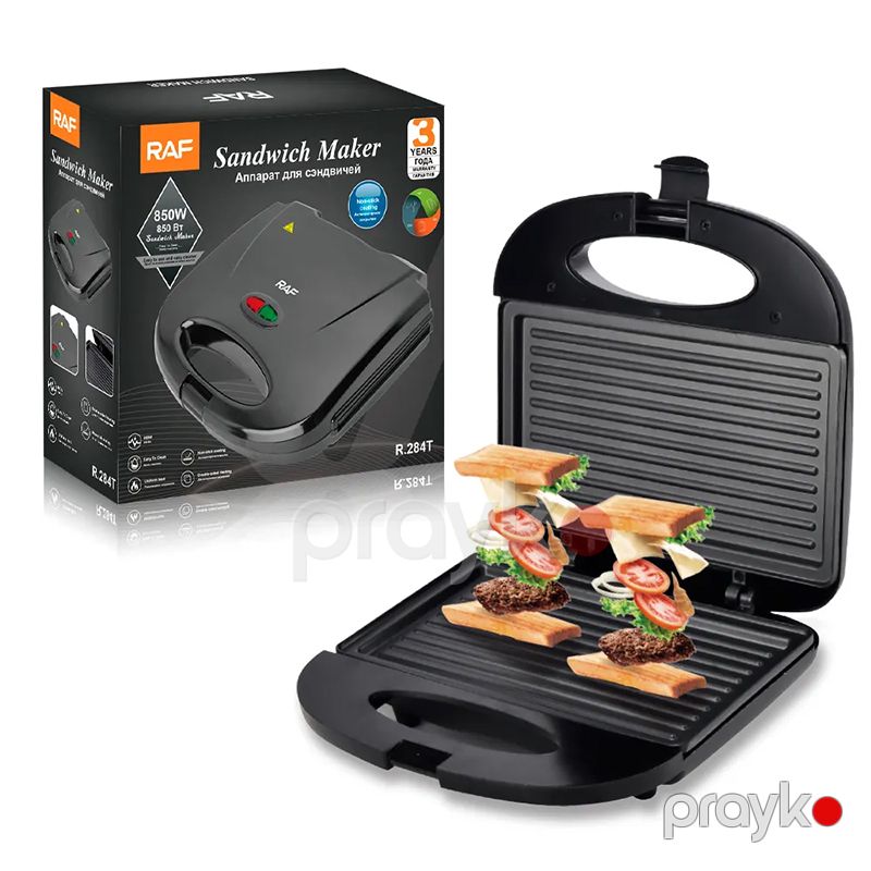 RAF R.284H Elektrikli Qril Toster Sandviç Biftek İzgaralar Hazırlayıcı Toster 850W — Toster və vaflyasıcı, Bakı (2)