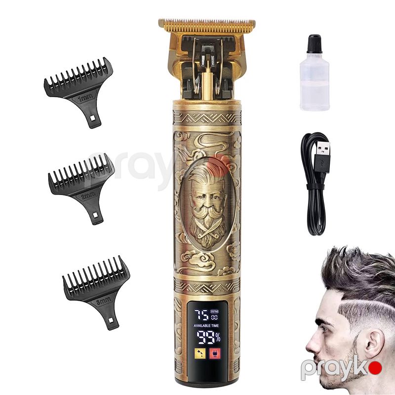 Bebiverse VS-7002 Saç Saqqal Təraş Maşını 1200MA Dəyişiləbilən Başlıqlı Elektrikli Kişi Təraş Maşını Trimmer — Usturalar, trimmerler və epilyatorlar, Bakı (3)