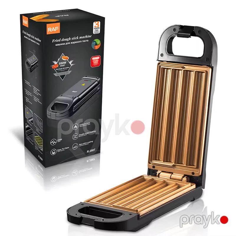 Elektrikli RAF R.2507 Toster Churros Hazırlayan Maşın 850W Mini Qeyri-Yapışmayan Churros Maşın Toster — Toster və vaflyasıcı, Bakı (6)