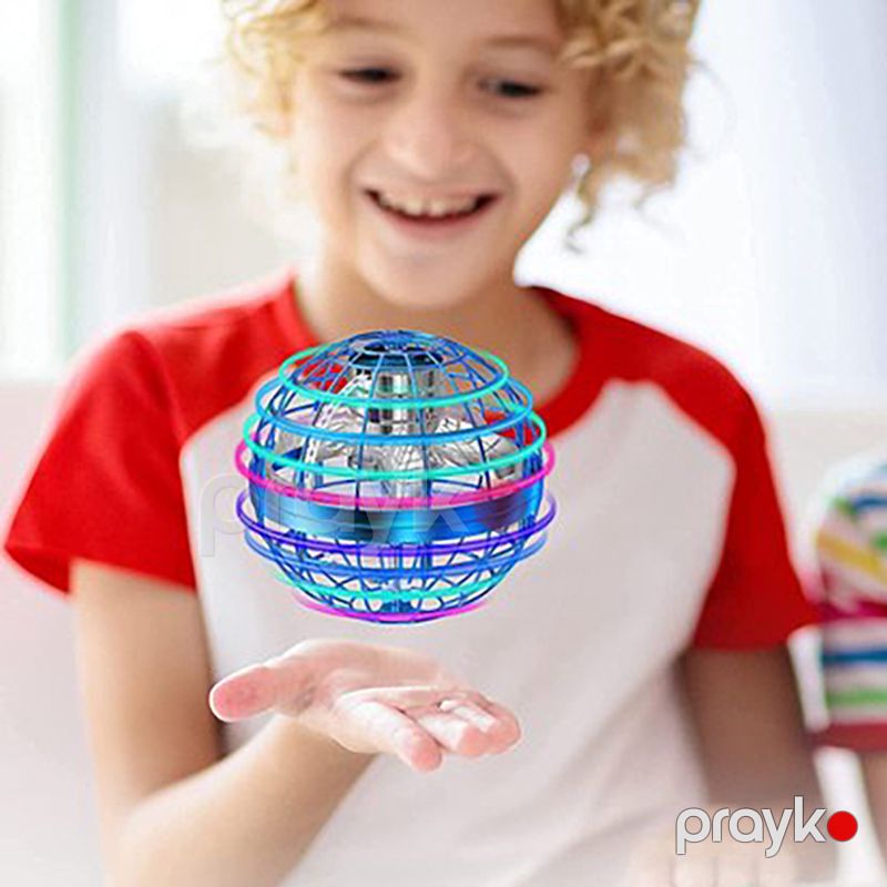 Flying Spinner Led İşıqlı Uçan Top Gyrosphere Bumerang Top Uşaq Üçün Oyuncaq Uçan Top — Oyuncaqlar, Bakı (3)