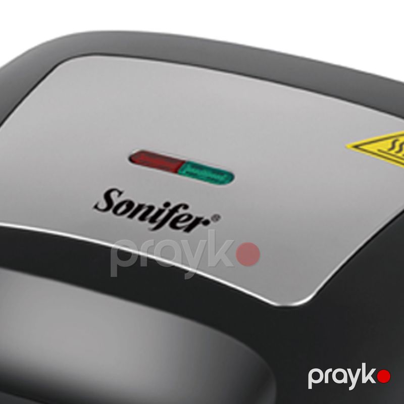 Sonifer SF-6189 - Toster, Tost və Sendviç Hazırlama, 750W Güc, İki Dilim, Paslanmayan Polad, Plastik Material — Toster və vaflyasıcı, Bakı (4)