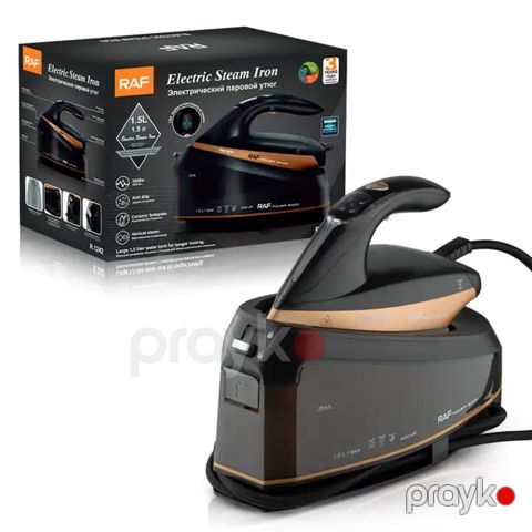 Raf Elektrikli Professional Buxar Ütüsü 3000W Gücə Malik Çoxfunksiyalı Ütü R.1242 — Bakı