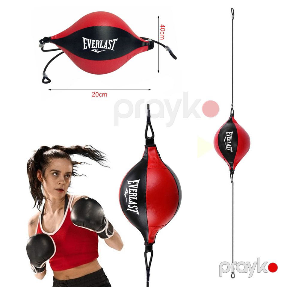 Cüt Uclu Everlast Boks Topu Boks Refleks Topu Boks Sürət Topu Dəri Boks Topu İdman Zalı üçün mükəmməldir MMA Boks Topu Paça Kordonu — İdman, hobi, istirahət, Bakı (4)