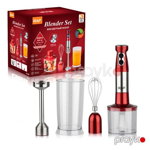 RAF R.296 Çoxfunksiyalı 4-ü 1-də Yumurta Çırpıcı Əl Blenderi Portativ Elektrikli Blender 1000W — Bakı