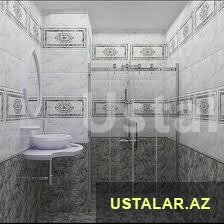 Kafel metlax və tamet — Plitə işləri, Bakı (2)