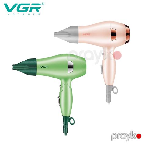 VGR V-432 Professional Qatlana Bilən Fen 1000 Vat Gücündə 2 Sürətli DC Motor Saç Qurutma Feni Çəhrayı 1.8M — Bakı