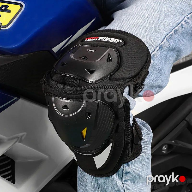 Davamlı Motokros Diz Dirsək Qoruyucusu Dağ Velosipedi Üçün Nəfəs Ala Bilən Qoruyucu Polad Qabıqlı Motosiklet Dizliyi — Velosipedlər, Bakı (5)