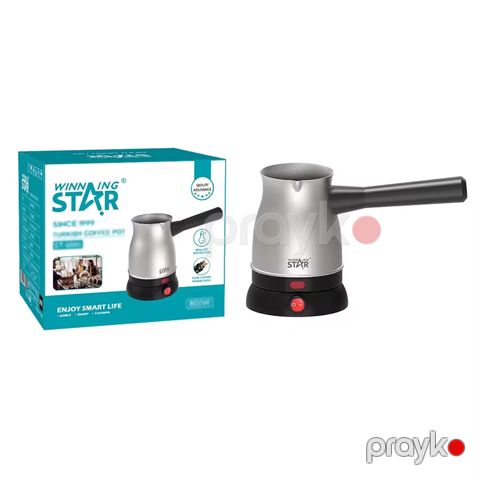 Wınnıng Star ST-9895 Elektrikli Kofe Dəmləyən Maşın Türk Kofesi Hazırlayan Cəzvə 800W — Bakı