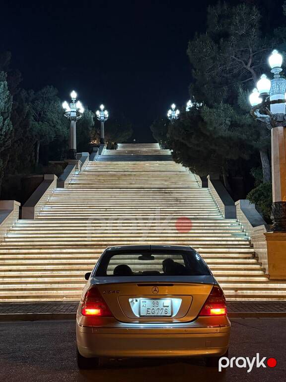 Mercedes C 320, 3.2 L, 2002 il, 340 450 km 99-EG-776 — Avtomobillər, Qəbələ (6)