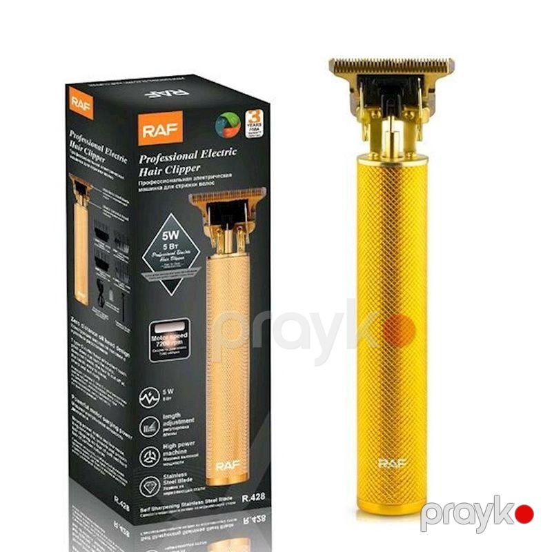 Elektrikli R.428 Mini Saç Kəsici Təraş Maşını Kişilər Üçün Gold Elektrikli Simsiz RAF Saç Kəsici — Usturalar, trimmerler və epilyatorlar, Bakı (6)