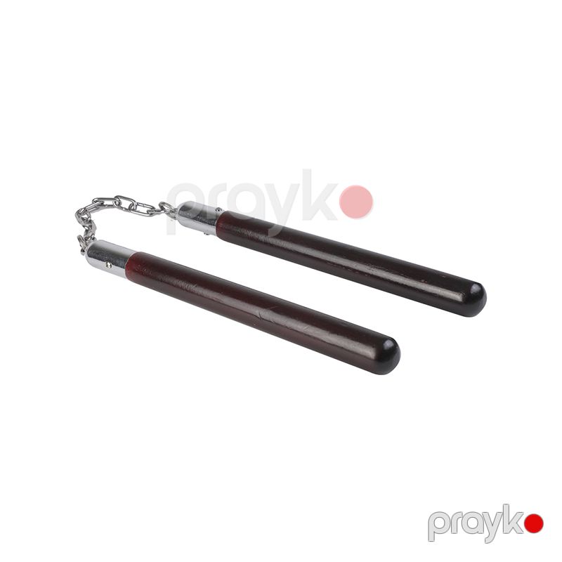 Yıngcaı Zəncirli Taxta NunChaku Dəmir Və Plasmas Dizaynda Yeni Numçaka Fitness Aksessuarları — İdman, hobi, istirahət, Bakı (2)