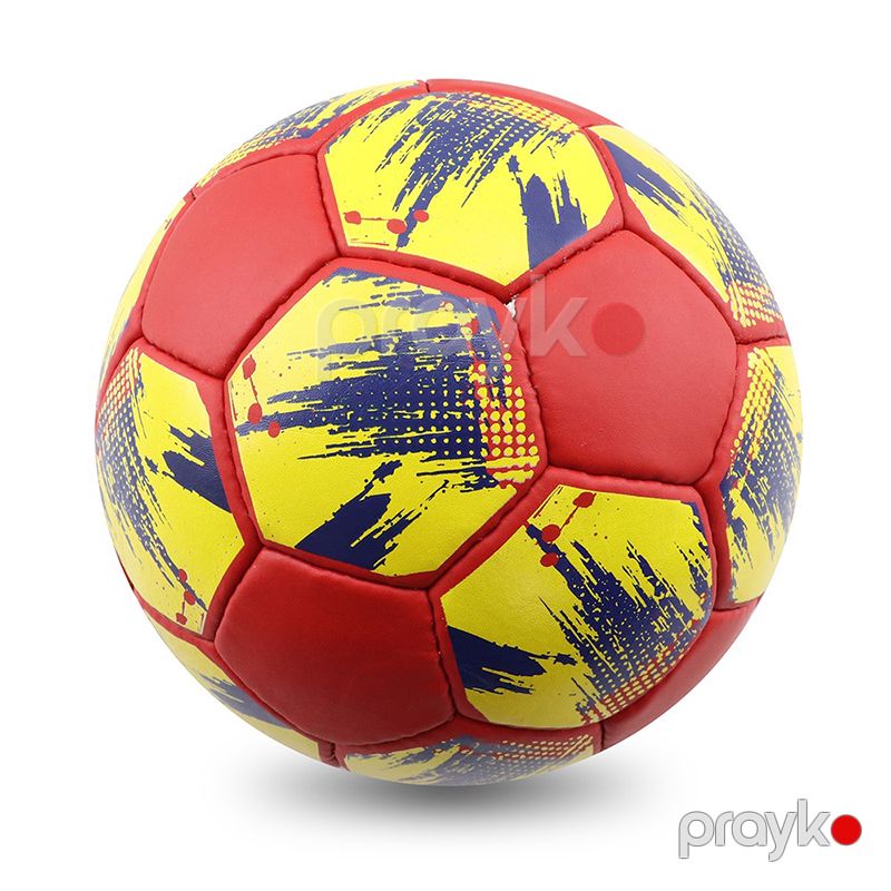 5 Razmerə Sahib FC Barcelona Futbol Topu Sarı Qırmızı Dizaynda Barcelona Dözümlü Kamanda Futbol Topu — İdman, hobi, istirahət, Bakı (4)