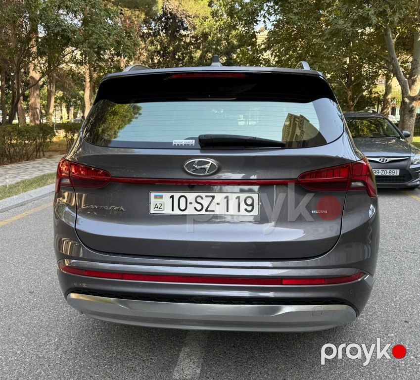Hyundai Santa Fe, 1.6 L, 1.49 kWh, 2021 il, 96 000 km 10-SZ-119 — Avtomobillər, Bakı (7)