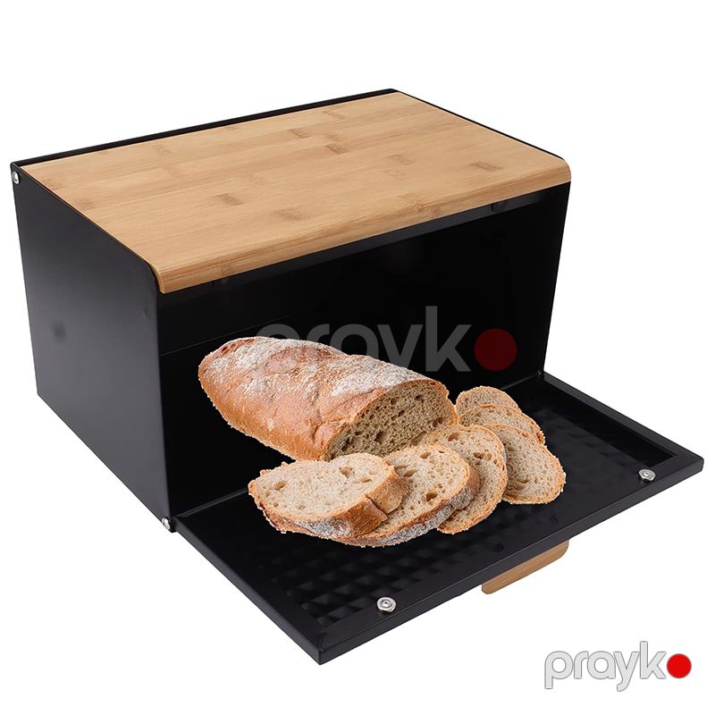 Bambu Çörək Qabı Bamboo Roll Böyük Tutumlu Premium Material Taxta Çörək Qabı Üst Qapaqlı Asan Giriş Vintage Dizaynı İlə Çörək Qabı — Qablar və mətbəx əşyaları, Bakı (2)