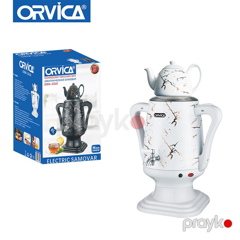 Orvıca Polad Samovar Dəsti 5L, Temperatur Nəzarət Edilən Portativ Samovar Dəsti ORM-3310 — Ev texnikası, Bakı (5)