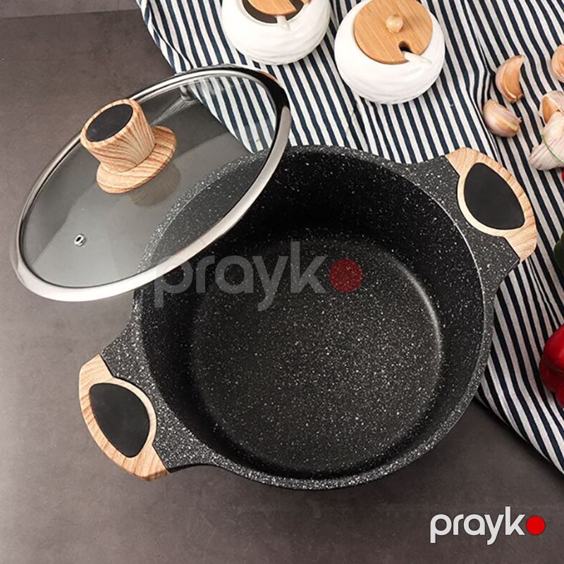 Honhey HH-CERTG32 Qazan 32 Sm Diametr Aluminium Qazan — Qablar və mətbəx əşyaları, Bakı (2)