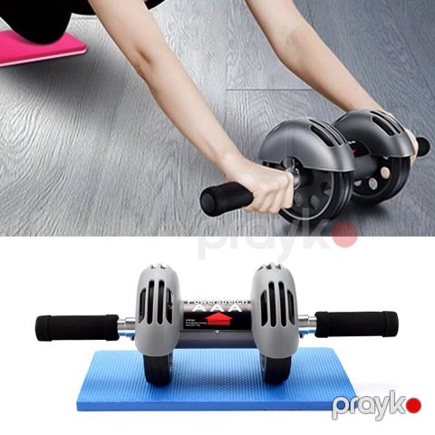 Press Çarxı Avtomatik Ribound Abdominal Power Stretch Roller Cüt Təkərli — Bakı