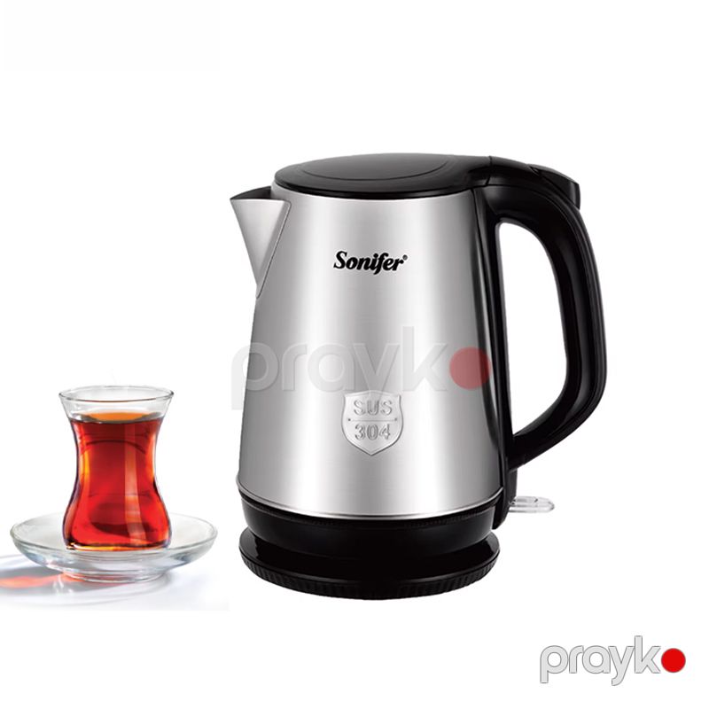 Sonifer SF-2113 Elektrikli Çaydan Paslanmaz Polad Çaydan 1500W Tutumu 1.7L — Elektrik çaydanları və termoslar, Bakı (3)