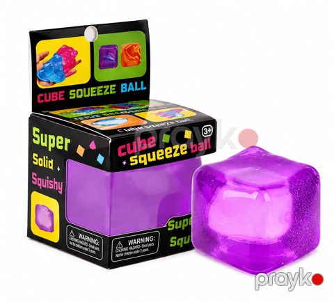 Antistress oyuncaq Nee Doh Cube Squeeze Ball Squishy, silikon, bənövşəyi — Bakı