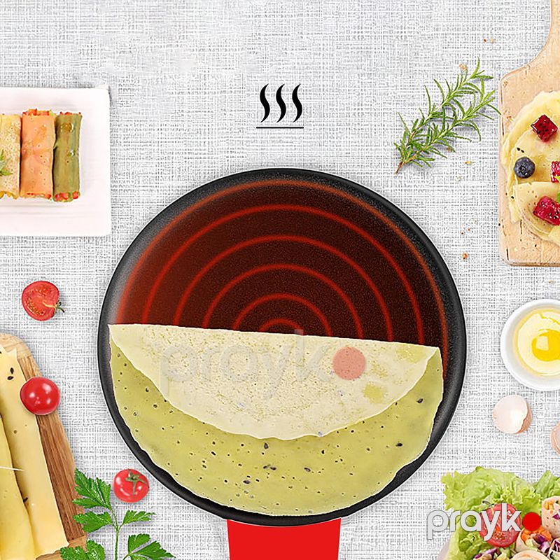 Sonifer SF-3038 Yüksək Keyfiyyətli Pancake Tavası Elektrikli Krep Blinçik Tavası — Toster və vaflyasıcı, Bakı (6)