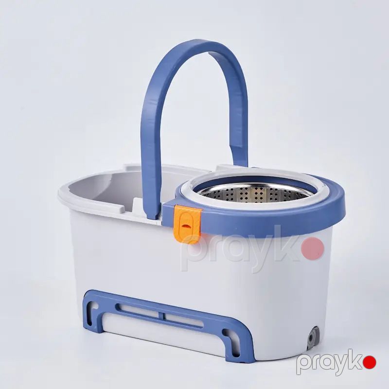 360 Dərəcə Fırlanan Mop Mavi Döşəmə Təmizləyicisi AP-010 Mop Döşəmə Paspası Mikrofiber Parçalı Mop — Mallar, Bakı (4)