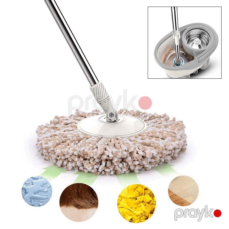 Mikrofiber Mop Korroziyaya Davamlı Praktik Döşəməsilən Dəsti Döşəmə Pəncərə Təmizləyici Paspas Dəsti — Mallar, Bakı (4)
