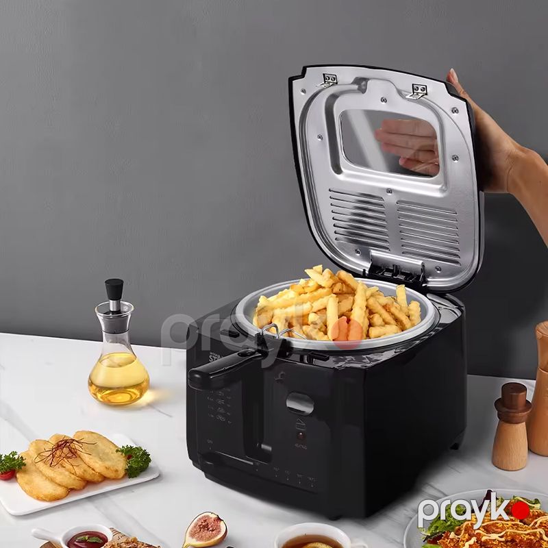 Wınnıng Star ST-9200 Çoxfunksiyalı Elektrikli Qızardıcı Hava Fritözü Elektrikli Qızartma Maşını 1500W — Digər mətbəx texnikası, Bakı (5)