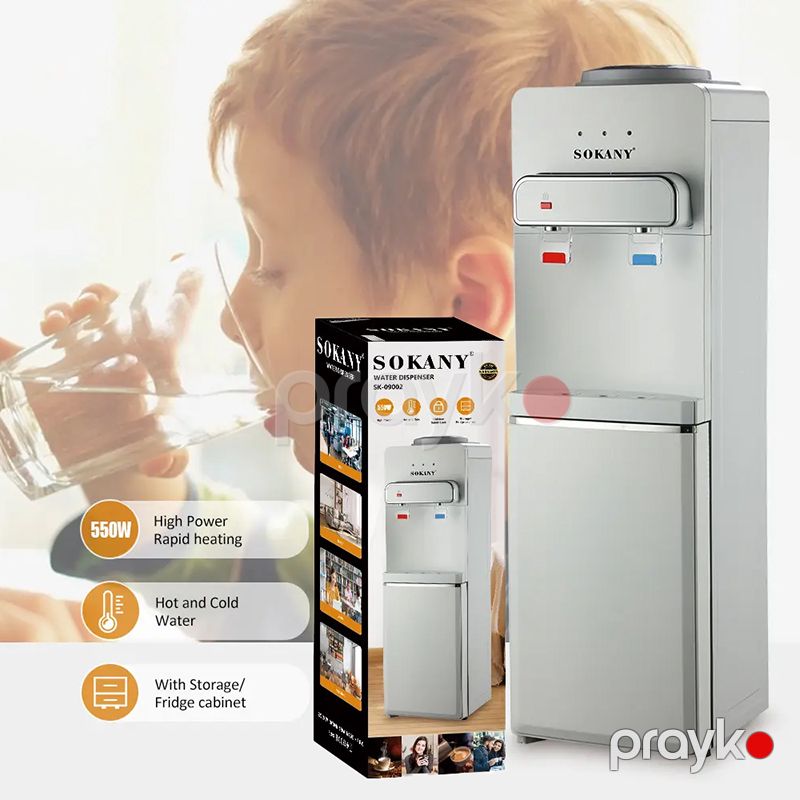 Sokany İsti və Soyuq 2 Krana Sahib Dispenser Su Soyuducu Döşəmə Dispenseri Yüksək Səmərəli Su Dispenseri SK09002 — Soyuducular, Bakı (3)