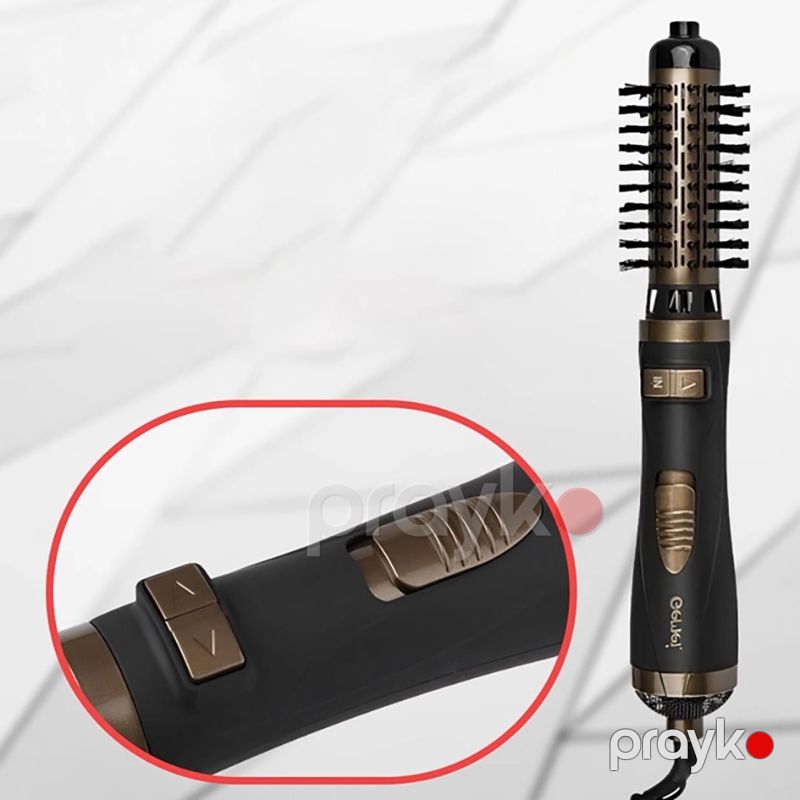 Genei GM-4825 Professional Yüksək Sürətli 2-si 1 Arada Hava Feni Peşəkar Fırça Fen Yüksək Keyfiyyətli Saç Düzləşdirici Quruducu Fen 1000W — Fən, Bakı (3)