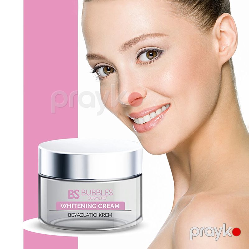 Bs Bubbles Cosmetic Dəri Ağardıcı Krem Parlak ve Gənc Görünüş Üçün Krem Anında Effektli Bs Ağardıcı Krem — Gözəllik və səhiyyə, Bakı (2)