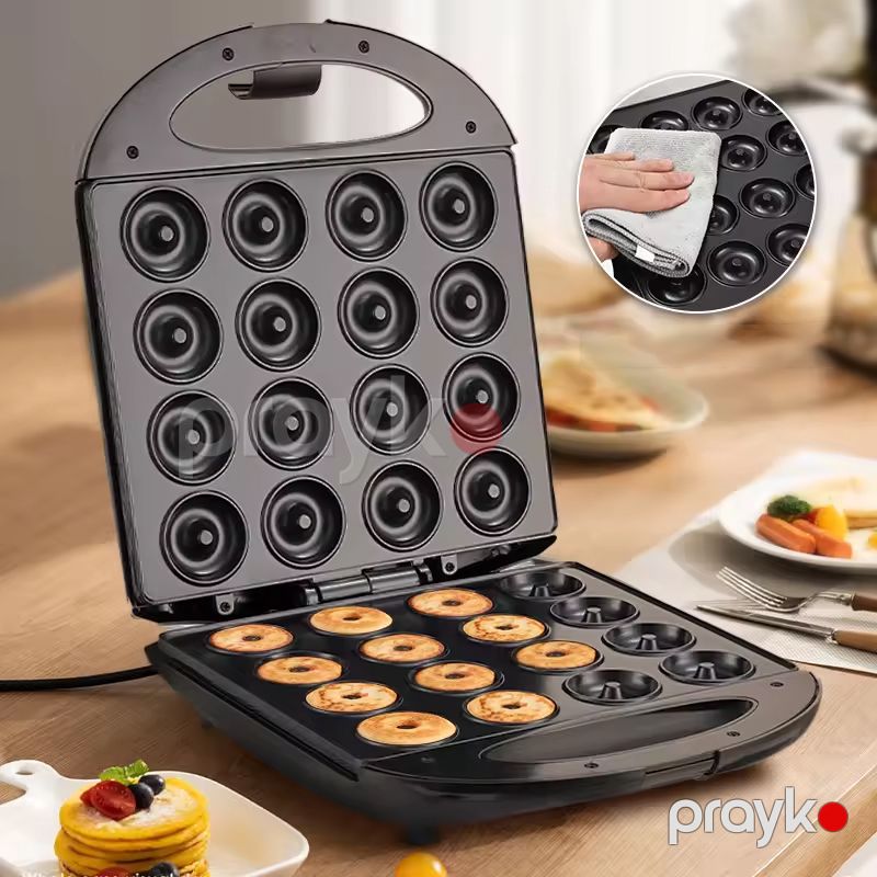 Wınnıng Star ST-9318 Elektrikli Donut Bişirmə Tosteri 16 Qablı Yapışmaz Paslanmaz Polad Toster Donut Hazırlayan — Toster və vaflyasıcı, Bakı (2)