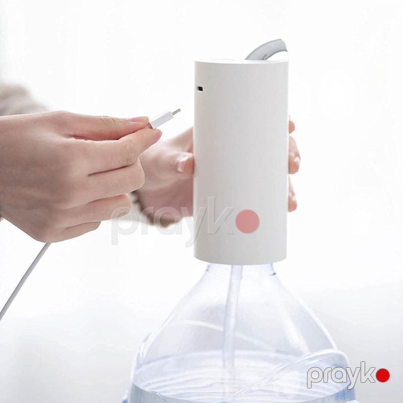 Qatlana Bilən Portativ Elektrikli Dispenser USB Şarj Təkrar Doldurula Bilən Su Dispenseri Ev Ofis Üçün Uyğun Elektrikli Nasos — Mallar, Bakı (7)