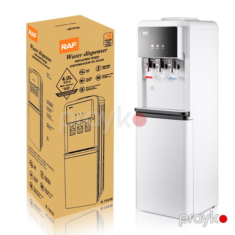 RAF R.11018 - Elektrikli LED Ekran İsti Soyuq Su Dispenseri, Məişət İstifadəsi üçün Şkaflı Plastik Korpuslu Soyutma Sistemi — Mallar, Bakı (5)
