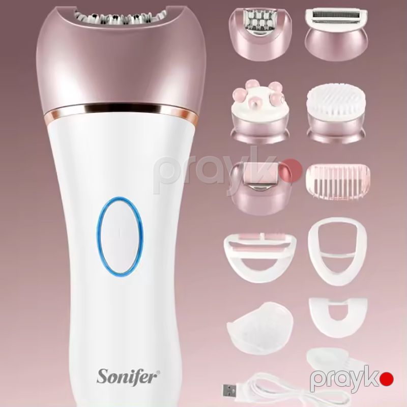 Sonifer SF-9565 Çoxfunksiyalı 5-i Bir Arada Epilyasiya Cihazı Suya Davamlı Professional Epilyator — Usturalar, trimmerler və epilyatorlar, Bakı (4)