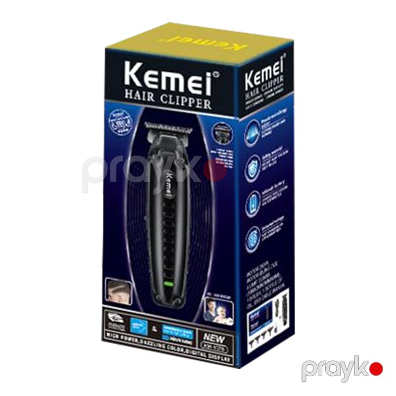 Kemei KM-1579 - Trimmer, Yüksək Güclü Doldurula Bilən Elektrikli Saç Kəsici Maşın, İncə Polad Kəsici Başlıqlı Saç Kəsici — Usturalar, trimmerler və epilyatorlar, Bakı (6)