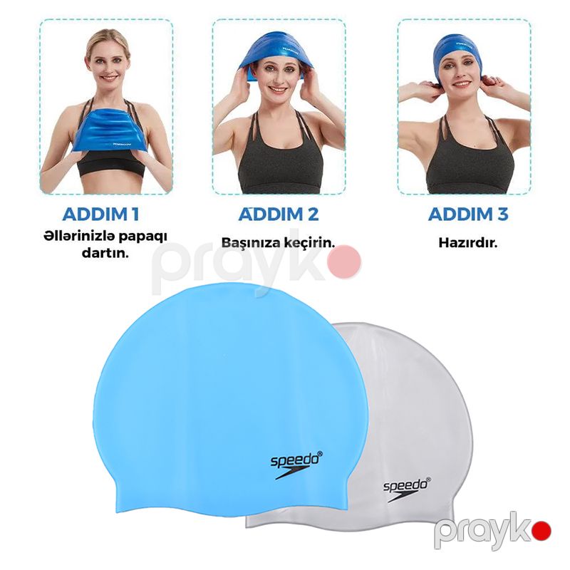 Speedo Üzgüçülük Papağı Rezin Rengli Üzgüçülük Papağı — İdman, hobi, istirahət, Bakı (5)