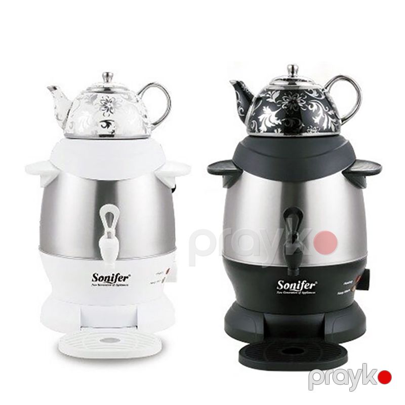 Sonifer SF-2039 Böyük Tutumlu Elektrikli Isti Su Qızdırıcı Paslanmayan Polad Samovar Dəsti — Samovarlar, Bakı (3)