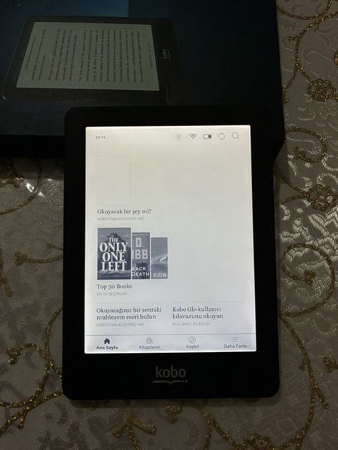 Kobo Glo elektron oxuyucu - Ekran: 6" E Ink (aydınlatmalı), göz — Xırdalan