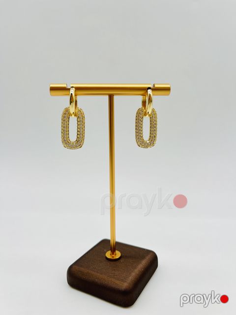 Qadın sırğaları P-06, paslanmayan polad — Bakı