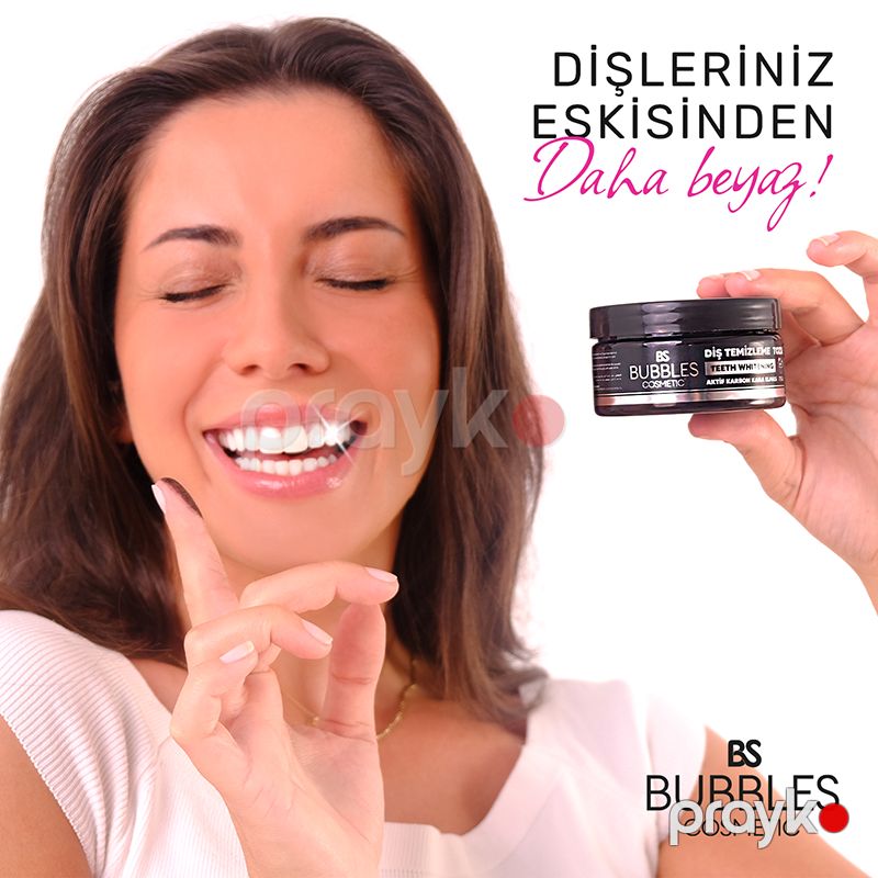 Bs Bubbles Cosmetic Diş Ağardıcı Toz Aktif Karbon Tərkibli Diş Təmizləyici Məcun Tozu Qara Rengli Diş Bəyazladıcı — Gözəllik və səhiyyə, Bakı (4)
