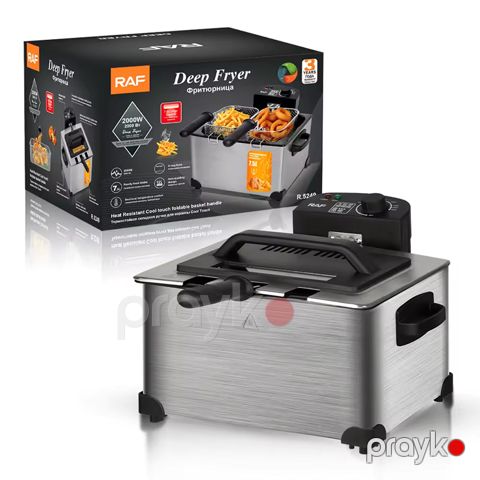 RAF R.5249 Elektrikli Fritöz Çoxfunksiyalı Yüksək Keyfiyyətli Fritöz 2000 W — Bakı