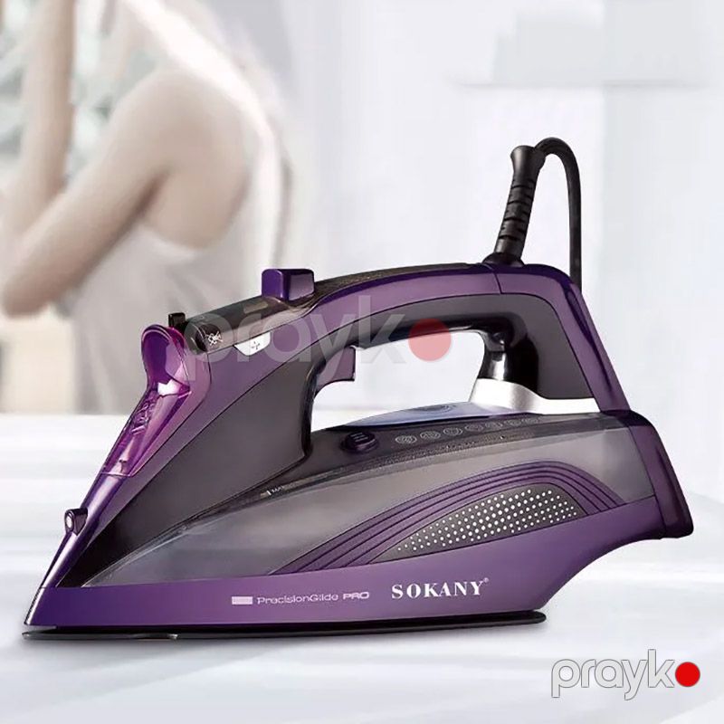 Sokany SK-11031 Buxarlı Ütü Keramika Altlıqlı Buxarlı Ütü 2400W — Ev texnikası, Bakı (3)