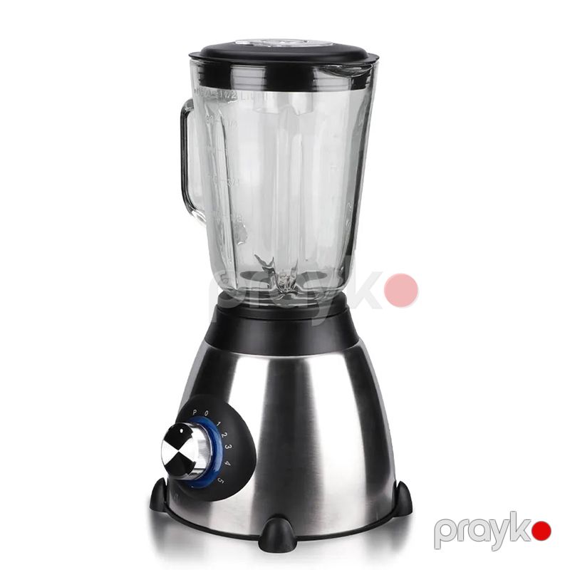 2-si 1-də Professional Şüşə Mətbəx Blenderi 5Sürət Ayarlı 03L Üyüdücü Başlığı İlə Dayanıqlı Gümüş 1.5L Smoothie Blender Dəsti — Blenderlər, xırdalayanlar və mikserlər, Bakı (3)
