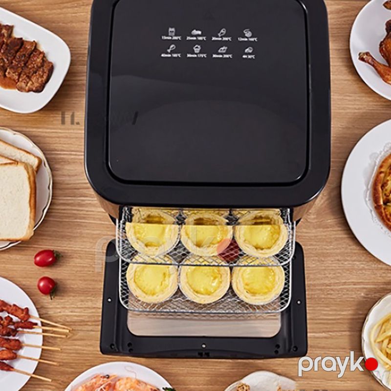 Böyük Tutumlu Sokany Elektrikli Air Fryer 10L Yapışmayan Tava İlə 90-200 Peşəkar Multioven Hava Fritözü 1700W — Digər mətbəx texnikası, Bakı (8)