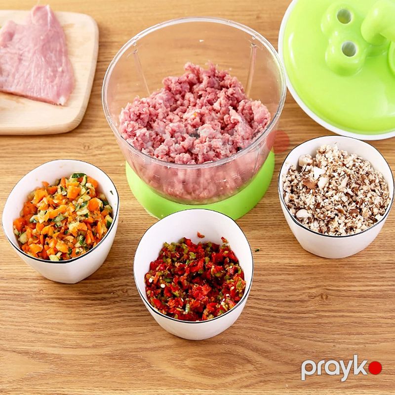 Əl ilə işləyən qida prosessoru çoxfunksiyalı Tərəvəz qida doğrayıcı kompakt və güclü tərəvəz və soğan doğrayıcı — Ev texnikası, Bakı (3)