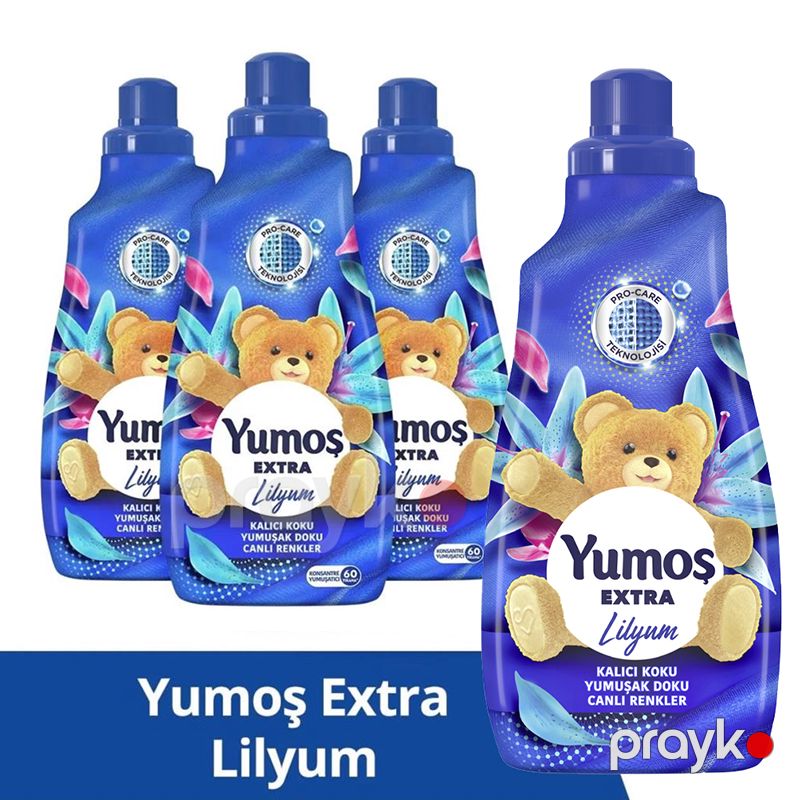 Yumoş Extra Konsantre Çamaşır Yumuşatıcısı Lilyum 1440 ML 60 Yıkama Geyim Yumuşadıcı Ətirli — Mallar, Bakı (5)