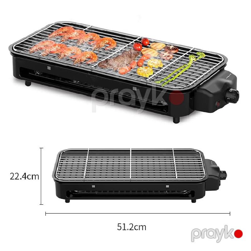 Sokany Çoxfunksiyalı Eıeltrikli Barbekü Qril Manqal 1500W Gücündə Yapışmaz Oda Davamlı Yapışmayaz Polad Örtük — Toster və vaflyasıcı, Bakı (6)