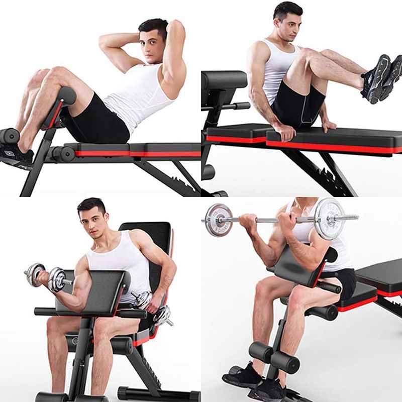 Ev İdman Zalı Məşqi Üçün Uyğun Qatlana Bilən Fitness Aləti Çoxməqsədli Tənzimlənən Fitness Dumbbell Dəzgahı Press Stolu — Fitness və simulyatorlar, Bakı (6)
