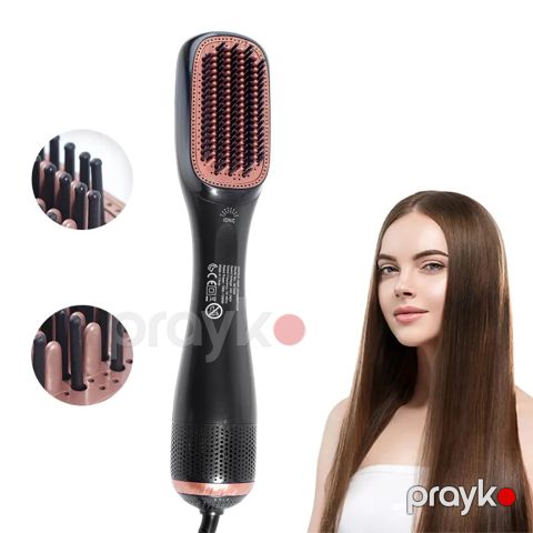 Professional İsti Soyuq Hava Özəlliyi İlə Marcopele Saç Düzləşdirici Feni Yüksək Temperaturlu İonik Saç Fırçası — Bakı