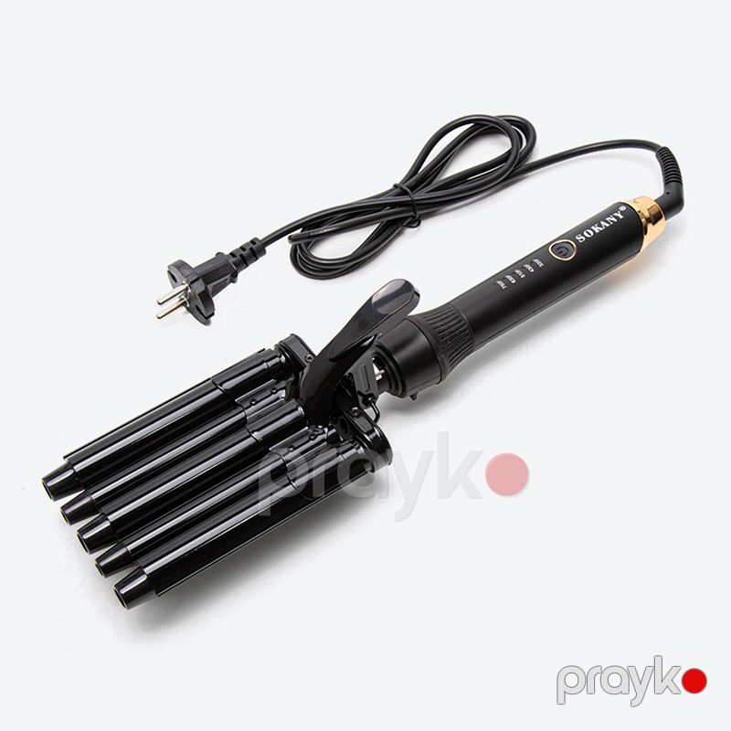 Sokany SK-670, Saç Buruq Ütü Sokany Sk-670 Su Dalğası Fen 5 dalğalı buruq ütü 13mm/16mm — Fən, Bakı (3)